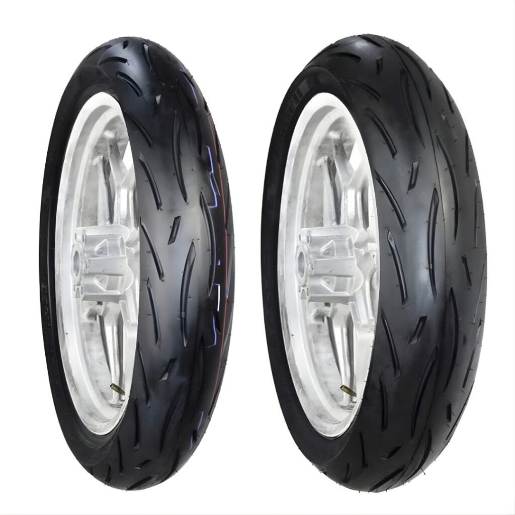 Mejores Llantas Para Lluvia 2 Llantas 110/70-17 y 150/60-17 Tubeless BTRubber Radiales SPORT TOURING Piso 92R.