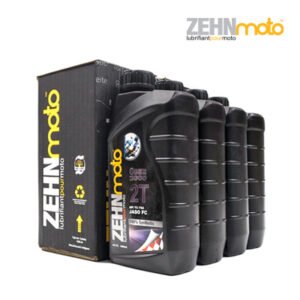 Aceite para Moto Sintético 2T ZEHNmoto Über 2000 Caja con 4 Litros.
