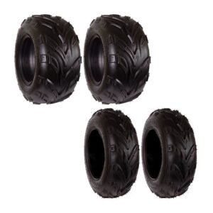 Juego de Llantas para ATV 21/7-10 2 piezas y 20/10-10 2 piezas Tubeless Terracería BTRubber Piso 118