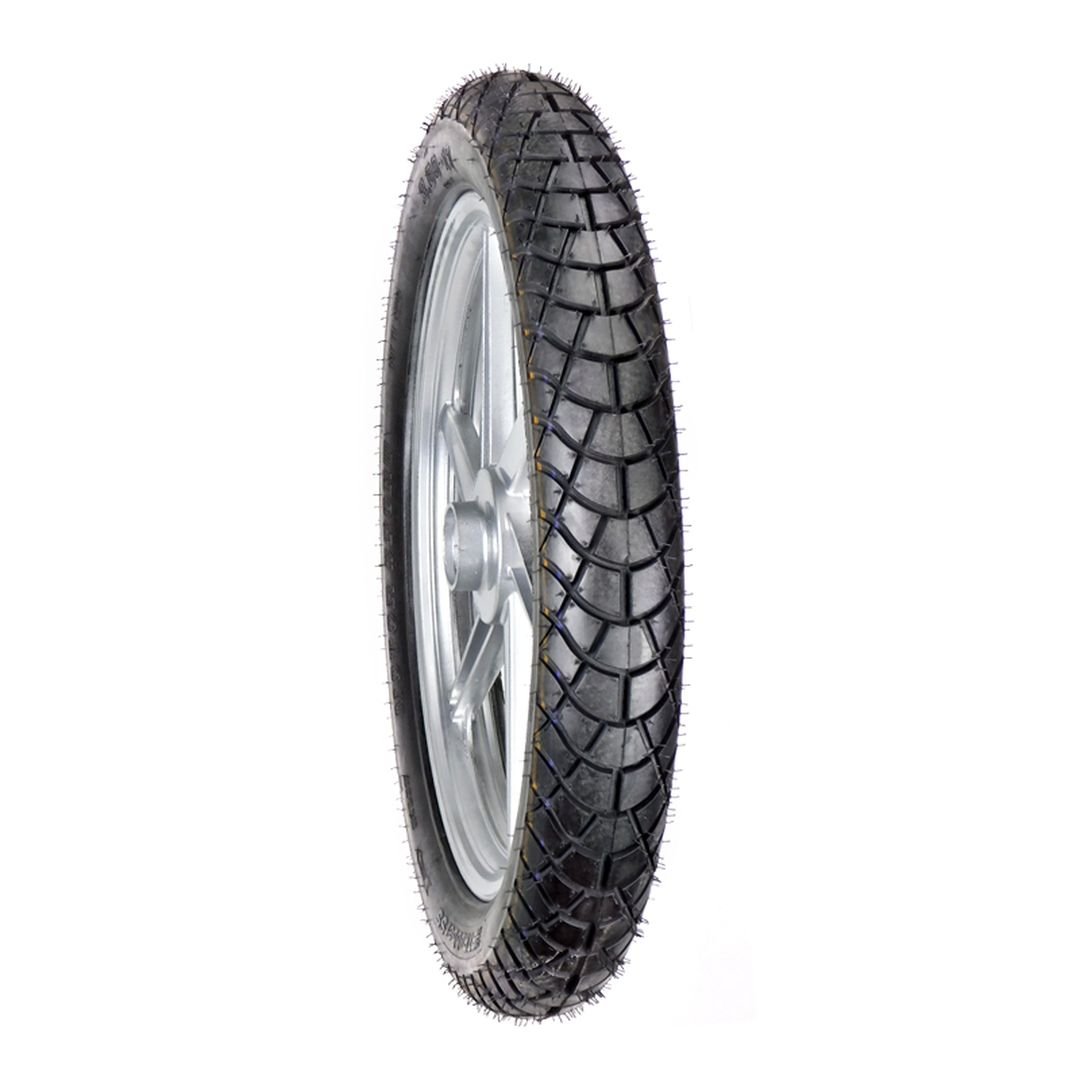 Llanta BTRubber para Moto 3.00-17 Tubeless URBAN BTR 106A. India