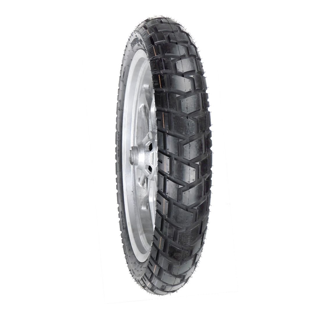 Llanta BTRubber para Moto 80/90-17 Tubeless Double Purpose BTR 101 WIDE. India