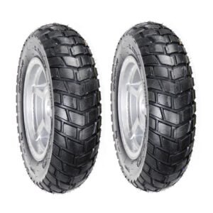 Juego de Llantas para Scooter 120/90-10 y 130/90-10 Tubeless Doble Propósito BTRubber Piso 032