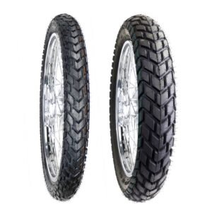 Juego de Llantas para Moto 90/90-21 y 120/90-18 Tube Type Doble Propósito BTRubber Piso 923