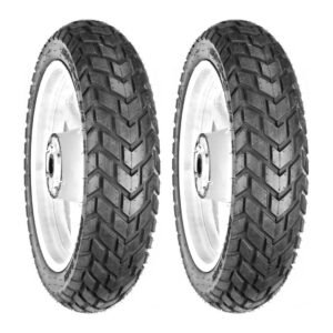 Juego de Llantas para Moto 130/80-17 y 150/70-17 Tubeless Doble Propósito BTRubber Piso 923 .