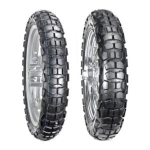 Juego de Llantas para Moto 110/80-17 y 130/90-16 Tube Type Doble Propósito BTRubber Piso 116