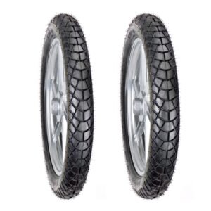 Juego de Llantas para Moto 2.50-18 y 3.00-18 Tube Type BTRubber URBAN Piso 106A.