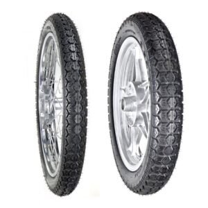 Juego de Llantas para Moto 2.75-18 y 3.50-16 Tubeless BTRubber URBAN Piso 207