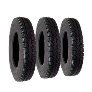 Juego de Llantas para Motocarro 4.50-12 3 piezas Tube Type BTRubber URBAN Piso 247