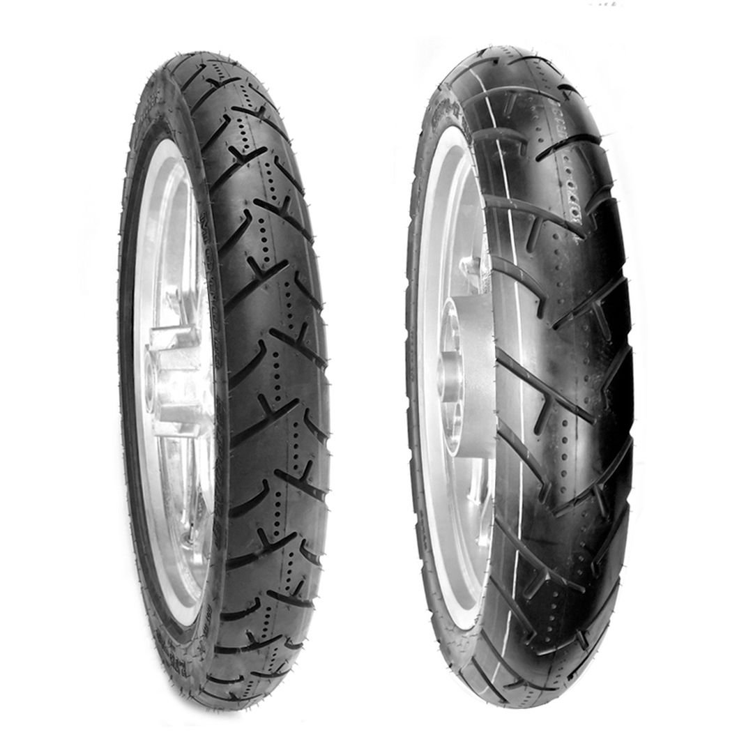 Jgo. Llantas BTRubber para Moto 2.75-18 y 90/90-18 Tubeless SPORTBIKE BTR 136. India