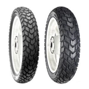 Juego de Llantas para Moto 110/80-19 y 150/70-17 Tubeless Doble Propósito BTRubber Piso 923