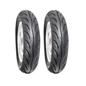 Juego de Llantas para Scooter 100/90-10 2 piezas Tubeless BTRubber URBAN Piso 107