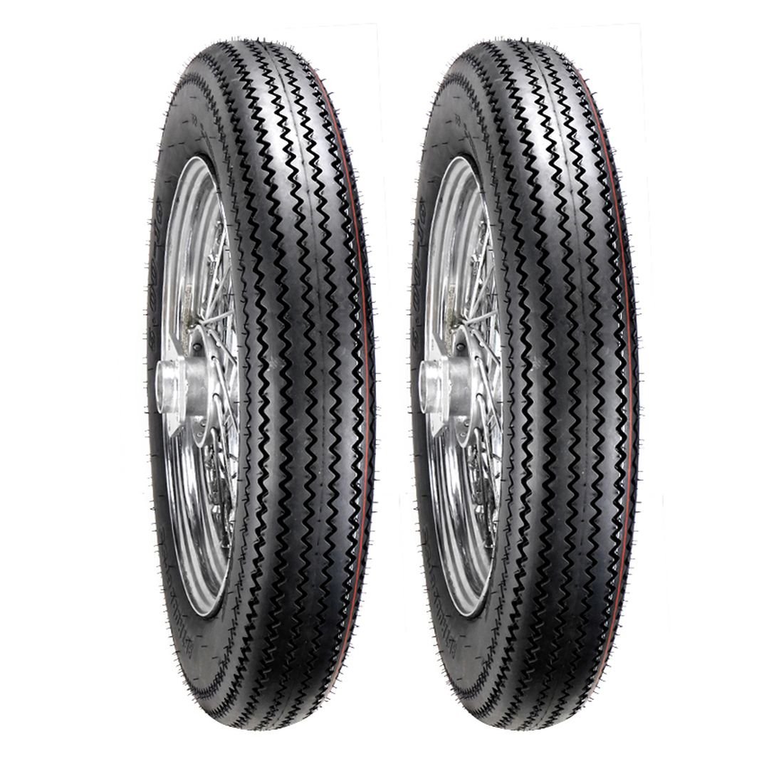 Jgo. Llantas BTRubber para Moto 4.50-17 2 pzs Tube Type SPORT TOURING BTR 290. India
