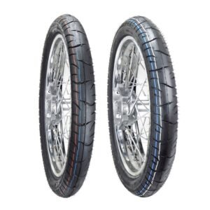 Juego de Llantas para Moto 70/90-17 y 80/90-17 Tube Type BTRubber URBAN Piso 089