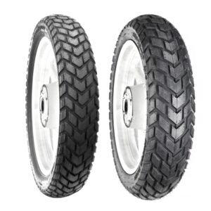 Juego de Llantas para Moto 110/80-19 y 130/80-17 Tubeless Doble Propósito BTRubber Piso 923