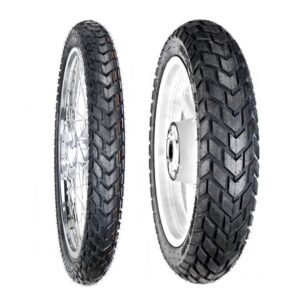 Juego de Llantas para Moto 90/90-19 y 110/90-16 Tubeless Doble Propósito BTRubber Piso 923