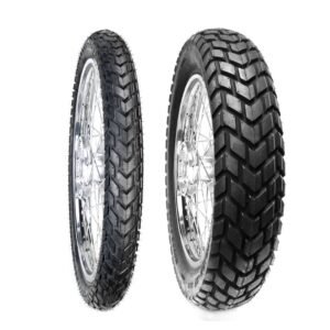 Juego de Llantas para Moto 90/90-21 y 120/90-17 Tube Type Doble Propósito BTRubber Piso 923