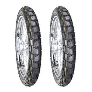Juego de Llantas para Moto 2.75-18 y 2.75-18 Tube Type BTRubber ADVENTURE Piso 923