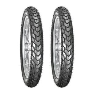 Juego de Llantas para Moto 90/90-18 y 90/90-18 Tubeless BTRubber ADVENTURE Piso 923 .