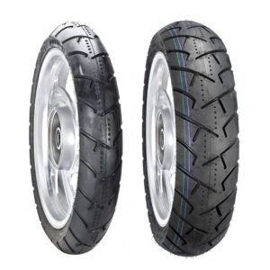 Juego de Llantas para Moto 100/80-17 y 150/70-17 Tubeless BTRubber SPORTBIKE Piso 136 .