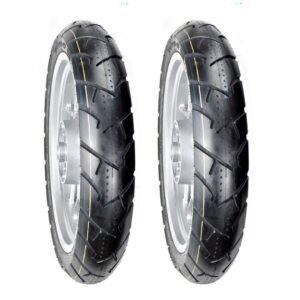 Juego de Llantas para Moto 90/90-18 y 90/90-18 Tubeless BTRubber SPORTBIKE Piso 136 .