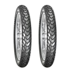 Juego de Llantas para Moto 90/90-18 y 90/90-18 Tube Type BTRubber ADVENTURE Piso 923 .