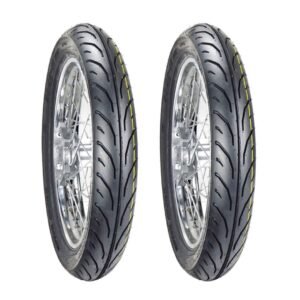 Juego de Llantas para Moto 90/90-17 y 90/90-17 Tube Type BTRubber URBAN Piso 226 .