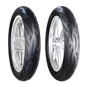 Juego de Llantas para Moto 110/70-17 y 120/70-17 Tubeless BTRubber SPORT TOURING Piso 92R .