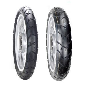 Juego de Llantas para Moto 80/100-18 y 90/90-18 Tubeless BTRubber SPORTBIKE Piso 136 .