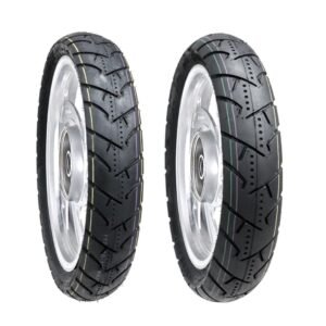 Juego de Llantas para Moto 110/80-19 y 120/80-18 Tubeless BTRubber SPORTBIKE Piso 136 .