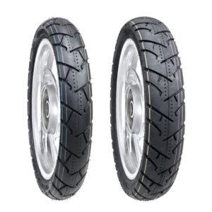 Juego de Llantas para Moto 90/90-17 y 110/90-17 Tubeless BTRubber SPORTBIKE Piso 136 .