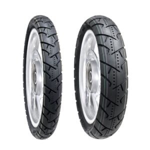 Juego de Llantas para Moto 90/90-21 y 120/80-18 Tubeless BTRubber SPORTBIKE Piso 136 .