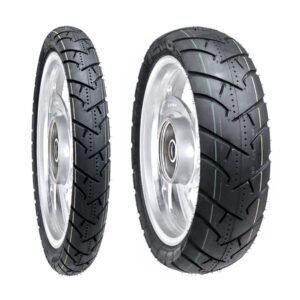 Juego de Llantas para Moto 90/90-21 y 150/60-17 Tubeless BTRubber SPORTBIKE Piso 136 .