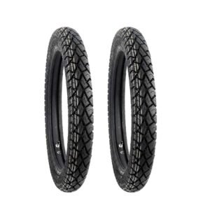 Juego de Llantas para Moto 3.00-18 2 piezas Tube Type CEAT GRIPP X3 .