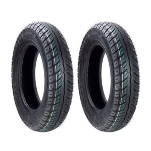 Juego de Llantas para Scooter 90/100-10 2 piezas Tubeless CEAT ZOOM X3.
