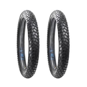 Juego de Llantas para Moto 90/90-21 2 piezas Tube Type CEAT XL GRIPP F.