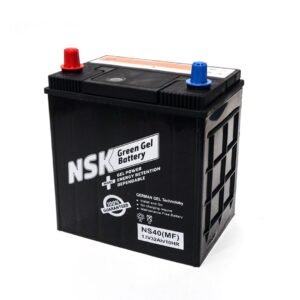 Batería Para Motocarro NS40 Libre Mantenimiento NSK Positivo Izquierda .