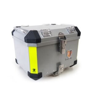 Top Case Para Moto Lujo Plata Marco Plata T40 . CHEJUE Dimensiones 42.2x34.3x30.6 cm