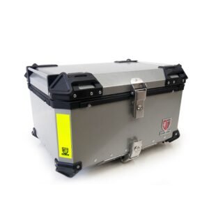 Top Case Para Moto Lujo Plata T60 . CHEJUE Dimensiones 64.5x50x39 cm