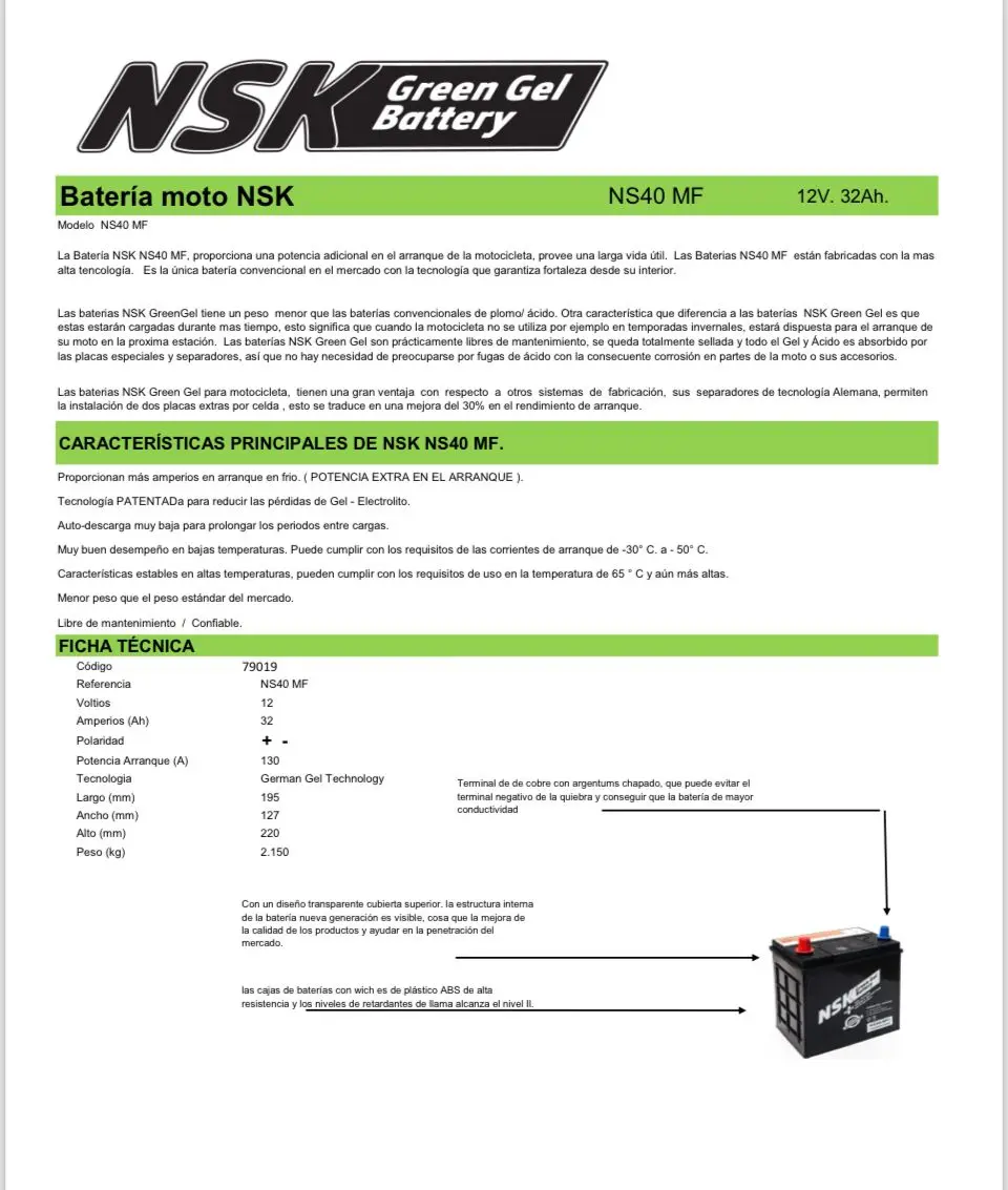 FT NSK motocarro
